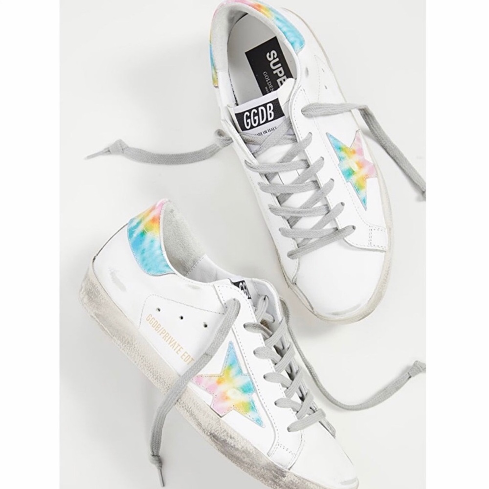 size 5 BUNDLE! Golden Goose Tie-Dye sneakers RARE Minnetonka Keds size 35 BUNDLE - Picture 5 of 5